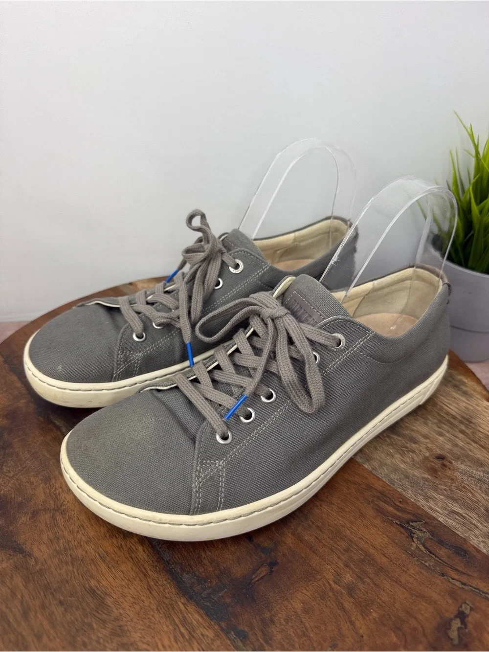 Birkenstock “Arran” Grey Canvas Shoes - Size: 39